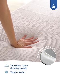 Foto 5 | Foto 5 | Colchón en Caja Matrimonial Sensei de Memory Foam Clásico