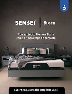 Foto 7 | Foto 7 | Colchón en Caja Queen Size Sensei de Memory Foam Black