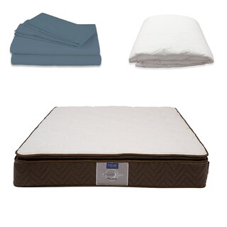 Foto 1 | Foto 1 | Colchón Restonic Nautilus Matrimonial + Sábanas Spring Air + Protector de Colchón Spring Air