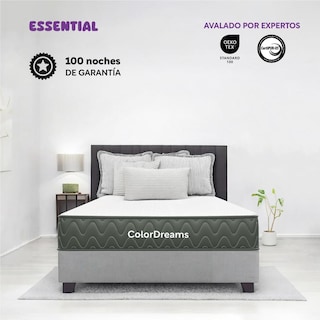 Foto 2 | Foto 2 | Colchón Individual En Caja Essential Memory Foam 100x190x18 Cm Colordreams