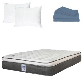 Foto 1 | Foto 1 | Colchon Spring Air Phantom color Blanco Queen Size más 2 Almohadas Osos y Sábanas Soft Sensation