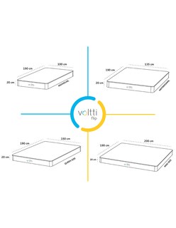 Foto 8 | Foto 8 | Colchón Queen Size Voltti Flip doble Comfort Reversible