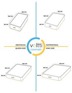 Foto 8 | Foto 8 | Colchón matrimonial Voltti Comfort Memory Foam
