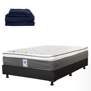 Foto 1 | Foto 1 | Colchón Matrimonial Spring Air + Box Belu y Sábanas Softy