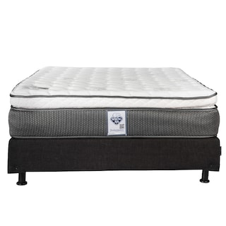 Foto 2 | Foto 2 | Colchón Spring Air Phantom Matrimonial + Box Belu +2 Almohada 2 pack + Protector de Colchón