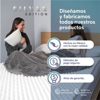 Foto 8 | Foto 8 | Colchoneta Memory Foam Matrimonial