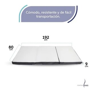 Foto 5 | Foto 5 | Colchón Memory Foam Plegable Individual