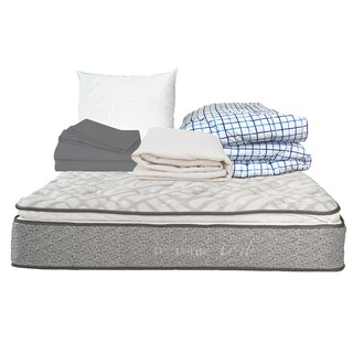 Foto 1 | Foto 1 | Colchon Restonic Vail Queen Size +almohada Oso+protector De Colchon +sabanas+edredon Palermo