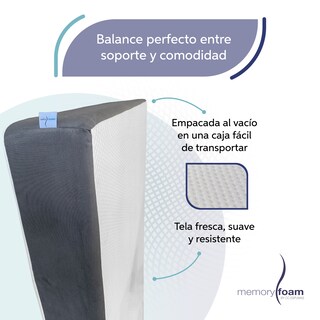 Foto 3 | Foto 3 | Memory Foam Dreambox Colchón En Caja, Individual