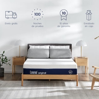 Foto 4 | Foto 4 | Colchón Queen Size Luuna Memory Foam en Caja