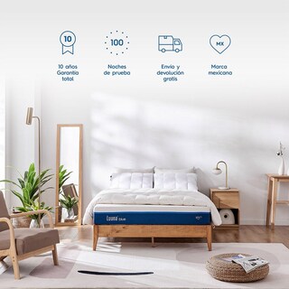 Foto 3 | Foto 3 | Colchón Individual Luuna Blue en Caja