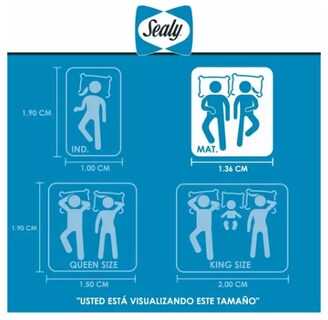 Foto 5 | Foto 5 | Colchón Sealy Matrimonial High Level Comfort + Almohada Sealy