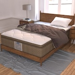 Colchón Restonic Queen Size Moon Care Antibacterial + 2 Almohadas