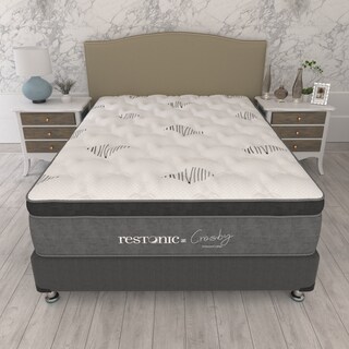 Foto 2 | Foto 2 | Colchón Restonic King Size Foam Spring Confort + 2 Almohadas