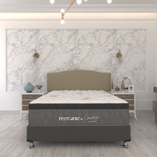 Foto 5 | Foto 5 | Colchón Restonic King Size Foam Spring Confort + 2 Almohadas