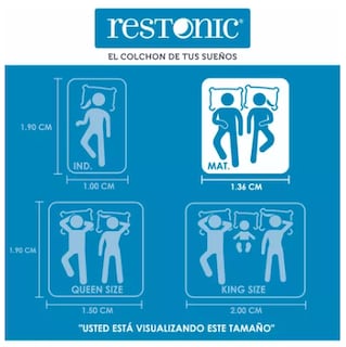 Foto 7 | Foto 7 | Colchón Restonic Matrimonial Foam Spring Confort + 2 Almohadas