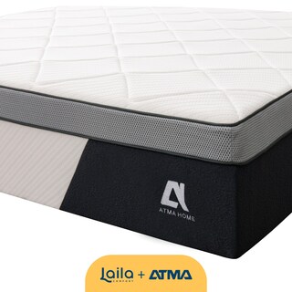 Foto 4 | Foto 4 | Colchón Matrimonial Atma Euro Top Blanco Memory Foam