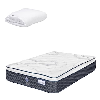 Foto 1 | Foto 1 | Colchón Spring Air Dover Matrimonial + Protector Cloud