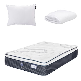 Foto 1 | Foto 1 | Colchón Spring Air Dover Matrimonial + Almohada One + Protector Cloud
