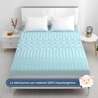 Foto 5 | Foto 5 | Colchón Matrimonial en Caja ColorDreams Espuma Premium Colchoneta Topper