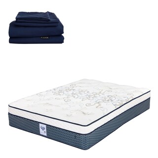 Foto 1 | Foto 1 | Colchón Spring Air Cantabria Queen Size + Sabanas Softy