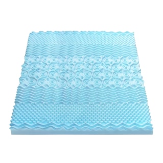 Foto 1 | Foto 1 | Colchoneta Memory Foam 7 Zonas Matrimonial Nube Azul