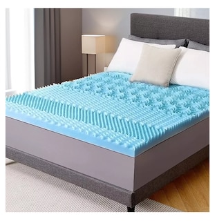 Foto 3 | Foto 3 | Colchoneta Memory Foam 7 Zonas Matrimonial Nube Azul