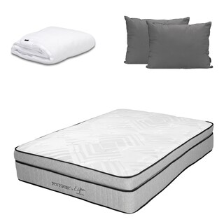 Foto 1 | Foto 1 | Colchon Restonic Lipa + Almohada 2pack + Protector Cloud Matrimonial