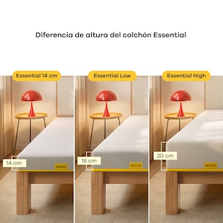 Foto 7 | Foto 7 | Colchón Queen Size Nooz Essential 20 cm en Caja Memory Foam de Espuma Hecho En México