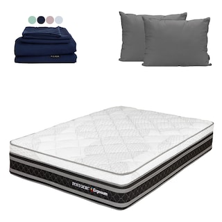 Foto 1 | Foto 1 | Colchon Restonic Ergosum + Almohada 2pack + Sabanas Softy King Size