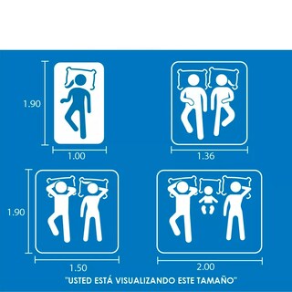 Foto 3 | Foto 3 | Colchón Individual Dormez Confort Memory + 2 Almohadas Memory Foam Serta