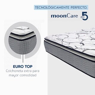 Foto 5 | Foto 5 | Colchón Restonic Mooncare Matrimonial Semi Firme