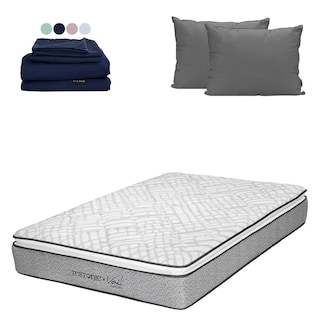 Foto 1 | Foto 1 | Colchón Restonic Vail Matrimonial + Almohada 2 Pack + Sábanas Softy