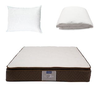 Foto 1 | Foto 1 | Colchón Restonic Nautilus Matrimonial + Almohada Oso + Protector Ultra