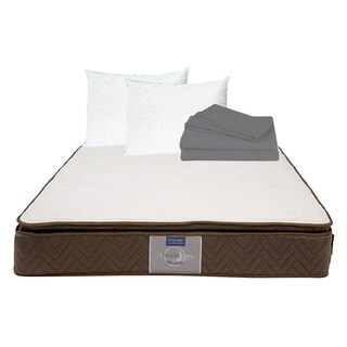 Foto 1 | Foto 1 | Colchón Restonic Nautilus Queen Size + 2 Almohadas Oso + Sábanas Soft