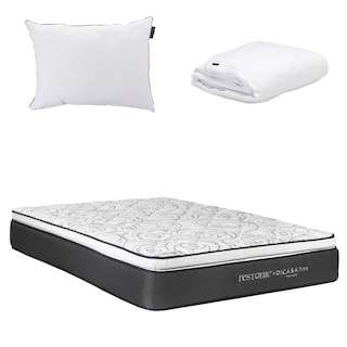 Foto 1 | Foto 1 | Colchón Dicasa Trini King Size + Almohada One + Protector Cloud