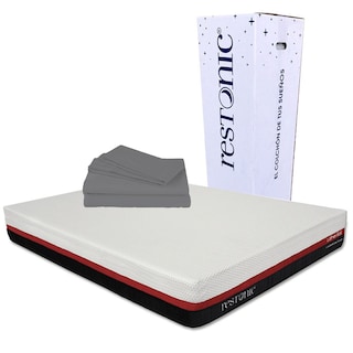 Foto 1 | Foto 1 | Colchón Restonic Roll Matrimonial + Sábanas Spring Air Soft