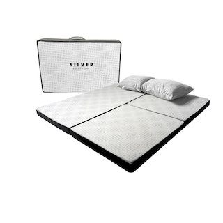 Foto 1 | Foto 1 | Pack Colchon Silver (triple) King Size + 2 Almohadas Silver