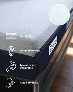 Foto 3 | Foto 3 | Colchón Matrimonial Dr Joohn en Caja Zero 25 cm 3 Capas Blanco