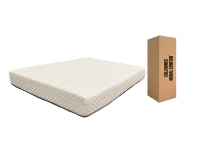 Foto 1 | Foto 1 | Colchón En Caja Monal Confort Reviv Queen Size Memory Foam Semi Firme 21 Cm De Grueso