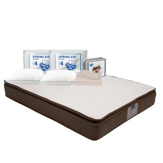 Foto 1 | Foto 1 | Colchón Restonic Nautilus Café King Size + 2 Almohadas Osos + Sábanas Basic