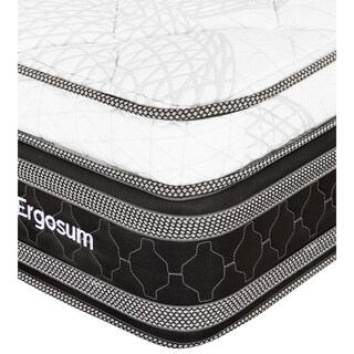 Foto 5 | Foto 5 | Colchón Restonic Ergosum Negro Queen Size +protector Ultrasoft + Sabanas Basic