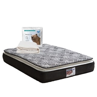 Foto 1 | Foto 1 | Colchón Spring Air Omega Negro Queen Size + Protector Ultra