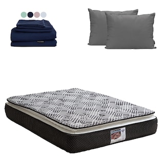 Foto 1 | Foto 1 | Colchón Spring Air Omega King Size + Almohada 2pack + Sábanas Softy