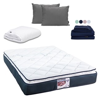 Foto 1 | Foto 1 | Colchón Spring Air Monaco King Size + Almohada 2pack + Protector Cloud + Sábanas Softy