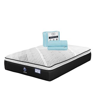 Foto 1 | Foto 1 | Colchón Spring Air Alaska Color Blanco King Size + Sábanas Trinity