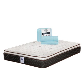 Foto 1 | Foto 1 | Colchón Spring Air Minesota Color Café King Size + Sábanas Trinity