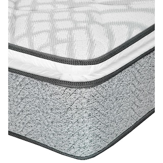 Foto 4 | Foto 4 | Colchón Restonic Vail Color Gris Matrimonial + Almohada One + Sábanas Softy