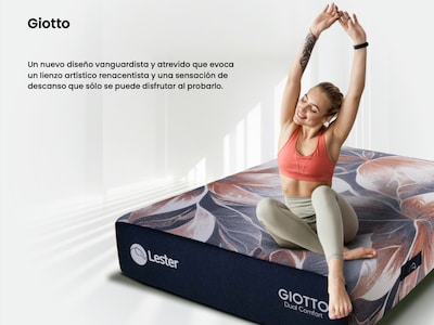 Foto 4 | Foto 4 | Colchón King Size Lester Giotto - Línea Support Tecnología Híbrida Con Resortes Mini Bonell, Nano Pocket, Espuma Soft