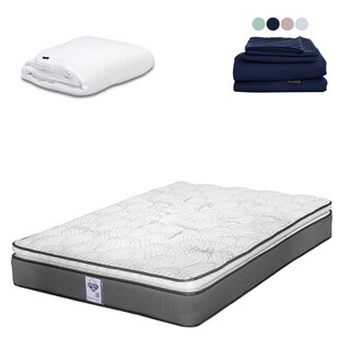 Foto 1 | Foto 1 | Colchón Spring Air Prestige Matrimonial + Protector De Colchón Cloud + Juego De Sábanas Softy